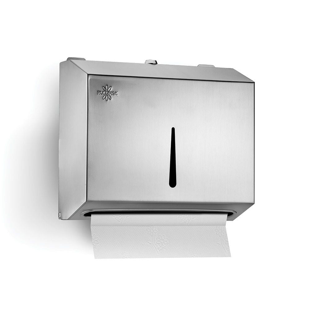 Rulopak Z Katlama Paslanmaz Kağıt Havlu Dispenseri 200 Lü