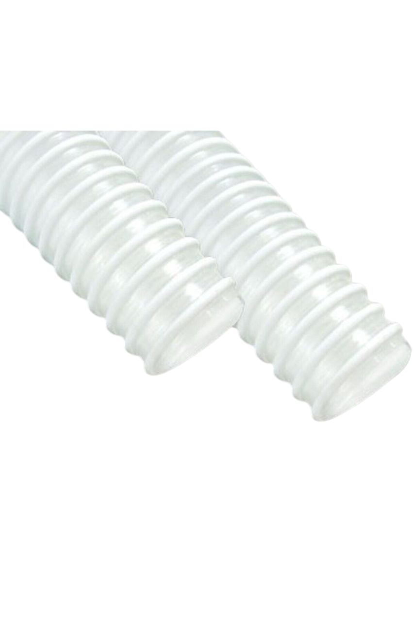 Spiral Lavabo Gırtlak Hortumu Opak 2” (1 Metre)