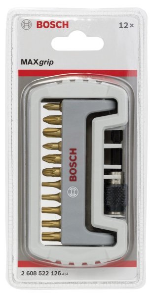 Bosch Max Grip Vidalama Ucu Seti 11+1 Parça 25 Mm - 2608522126