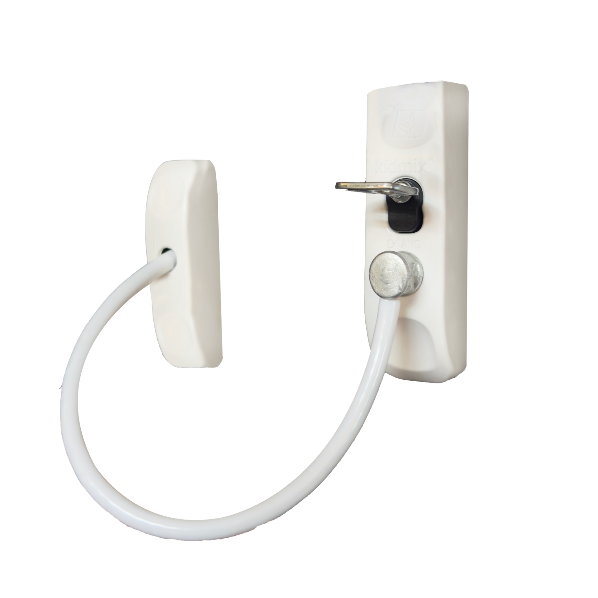 Yuma Kilit Çelik Halatlı Emniyet Kilidi Beyaz