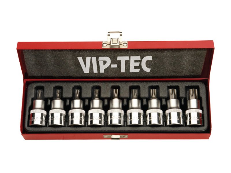 Vip-Tec Lokmalı Torx Uç Takımı 1/2 İnç 9 Parça (VT118900) - VT118900