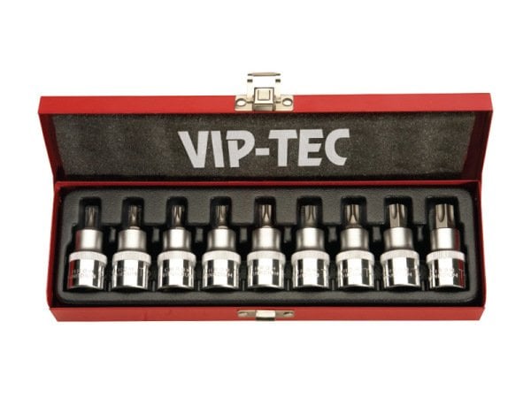 Vip-Tec Lokmalı Torx Uç Takımı 1/2 İnç 9 Parça (VT118900) - VT118900