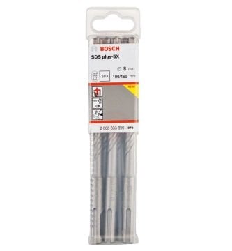 Bosch SDS Plus-5X Kırıcı Delici Uç 8,0x160 mm (10 Adet) - 2608833899