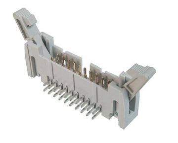 Assmann Pcb Konnektör, 14 Pin Erkek, Kilitli 90 Derece