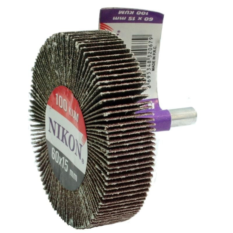 Nikon Saplı Fırfır Zımpara 60X30 Mm 80 Kum - NIK32085