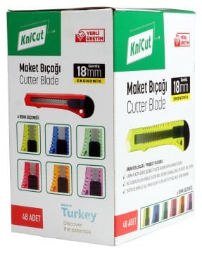Knicut Geniş Maket Bıçağı 18 Mm - KCT52109