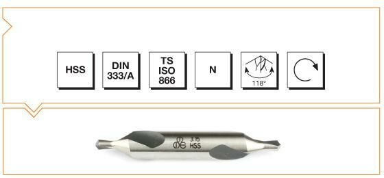 MTE Punta Matkabı Form A HSS DIN 333/A R 1,25x3,15x31,5 mm