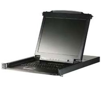 Aten Sürgülü Kasaya Sahip, 17 Lcd Ekran, Türkçe Klavye Ve Touchpad İ Bulunan 16 Port Ps/2-Usb Kvm (Keyboard/Video Monitor/Mouse) Switch