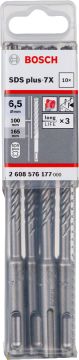 Bosch SDS Plus-7X Kırıcı Delici Uç 6,5x165 mm (10 Adet) - 2608576177