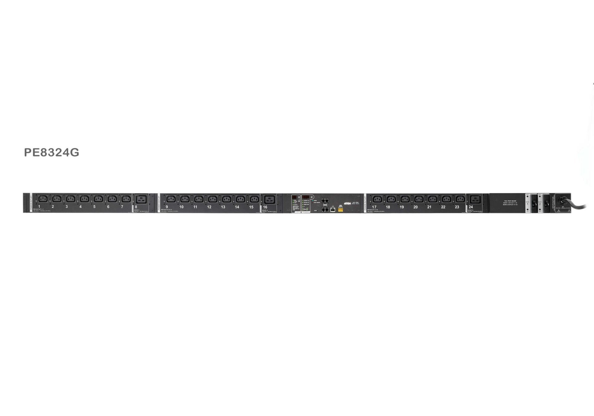 Aten 30A/32A 24-Outlet Outlet-Metered Switched Eco Pdu