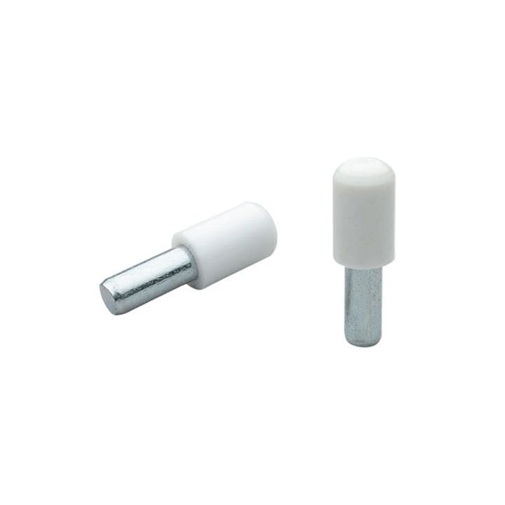 Ayder Plastik Başlı Metal Raf Pimi 5 Mm Krem (1 Paket/100 Adet)