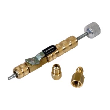 Rothenberger Schrader Valve Tool+1/4 İnç İnç+5/16 Adapto - 87800