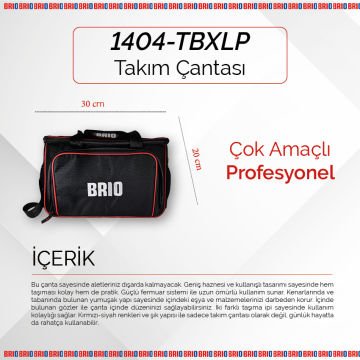 Brio Takım Çantası Çok Amaçlı Profesyonel Boş