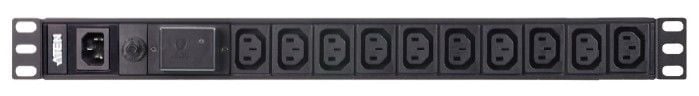 Aten 1U 10A 10Port Basic Pdu/Power Distribution Unit (Elektrik Güç Dağıtım Ünitesi), Surge (Darbe) Gerilimi Korumalı