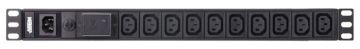 Aten 1U 10A 10Port Basic Pdu/Power Distribution Unit (Elektrik Güç Dağıtım Ünitesi), Surge (Darbe) Gerilimi Korumalı