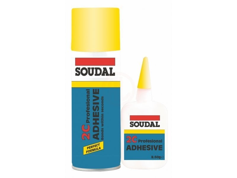 Soudal HIZLI YAPIŞTIRICI 2C 200 ML + 50 GR ŞEFFAF - 411000