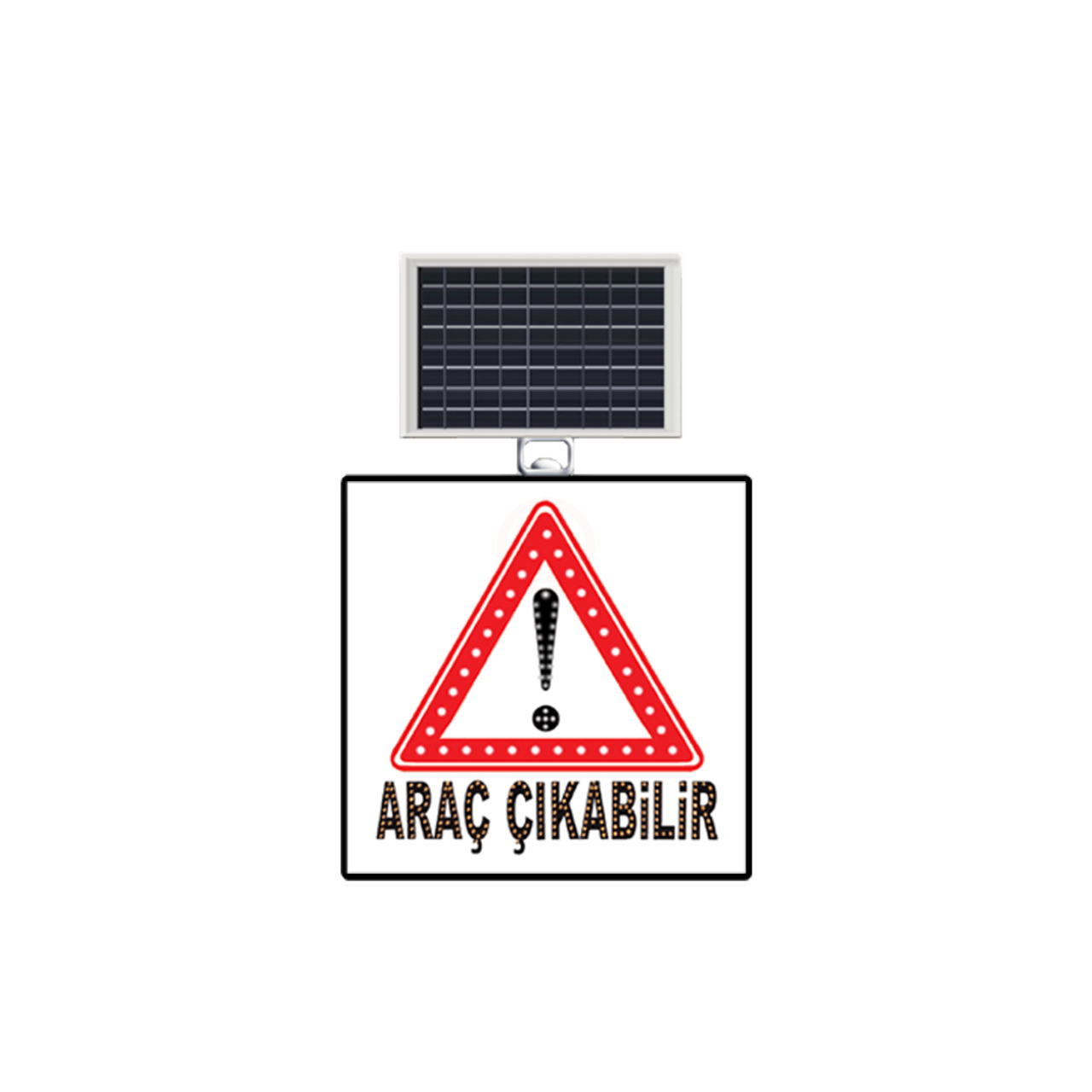 MFK Plastik Dikkat Araç Çıkabilir Levhası 60x60 Cm - MFK9623