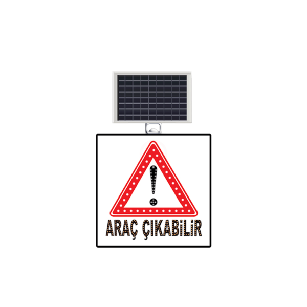 MFK Plastik Dikkat Araç Çıkabilir Levhası 60x60 Cm - MFK9623