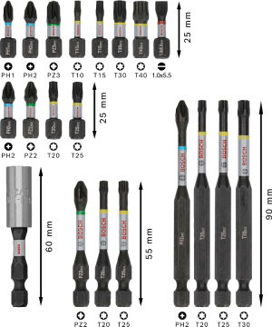 Bosch Aksesuar PRO Impact Vidalama Ucu Seti 20 li