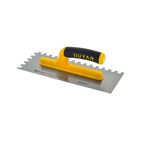 Duyar Seramik Malası Açık Plastik Saplı Kare 8x8 Diş 30 Cm