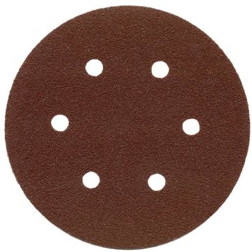Nikon Alüminyum Oksit Cırtlı 6 Delikli Disk Zımpara 150 Mm 60 Kum - NIK33663