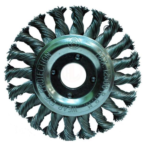 Hawk White HA10155 GRİ BURMA TELLİ DAİRE FIRÇA 115 MM - HAWK10155