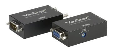 Aten Mini Cat 5 Ses/ Vga Görüntü Sinyali Uzatma Cihazı, 150 Mt (Mini Cat 5 A/V Extender)
