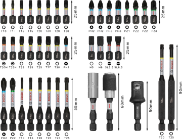 Bosch Aksesuar PRO Impact Vidalama Ucu Seti 41 li