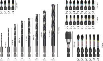Bosch Aksesuar PRO Impact Vidalama ve Metal Delme Seti 35li