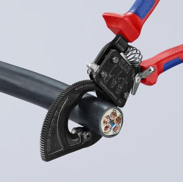 Knipex Cırcır Mekanizmalı Kablo Makası 250 Mm  - KNI9531250