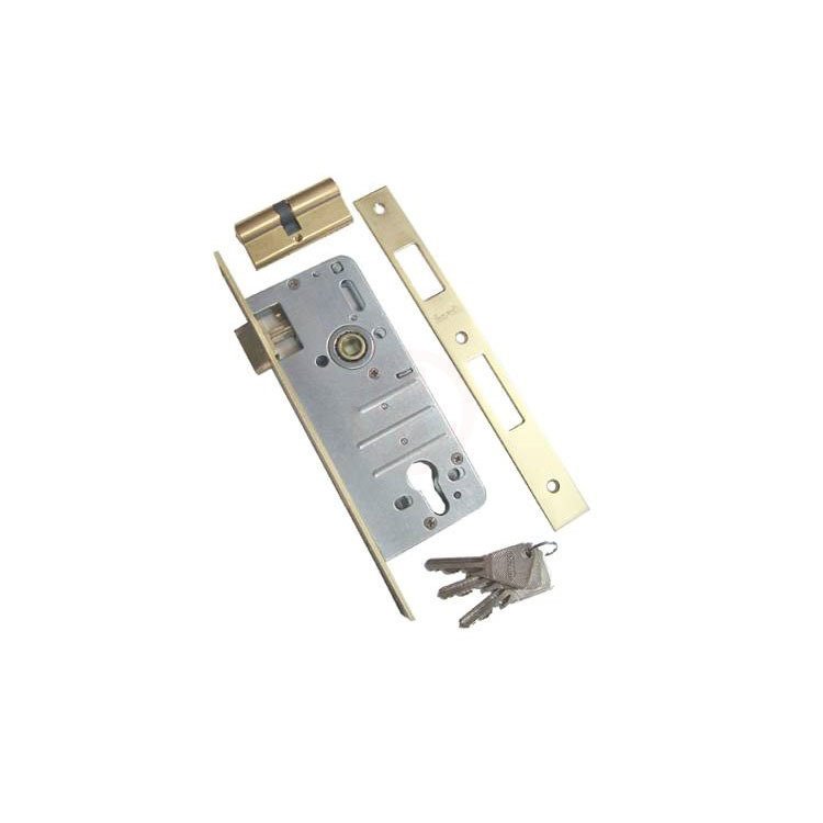 Özruh MAKARALI SİLİNDİRLİ GÖMME KİLİT 35 MM SATEN PASLAN - T111K35  (Barelsiz)