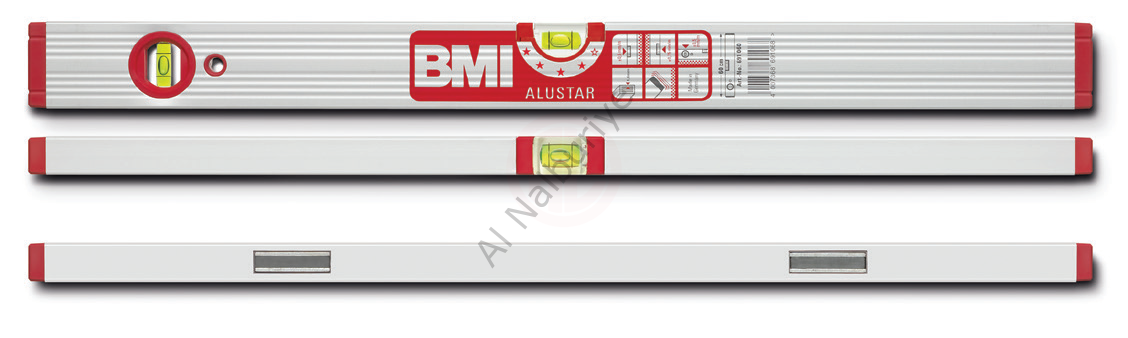 Bmi 691M Alustar Alüminyum Mıknatıslı Su Terazisi 50Cm