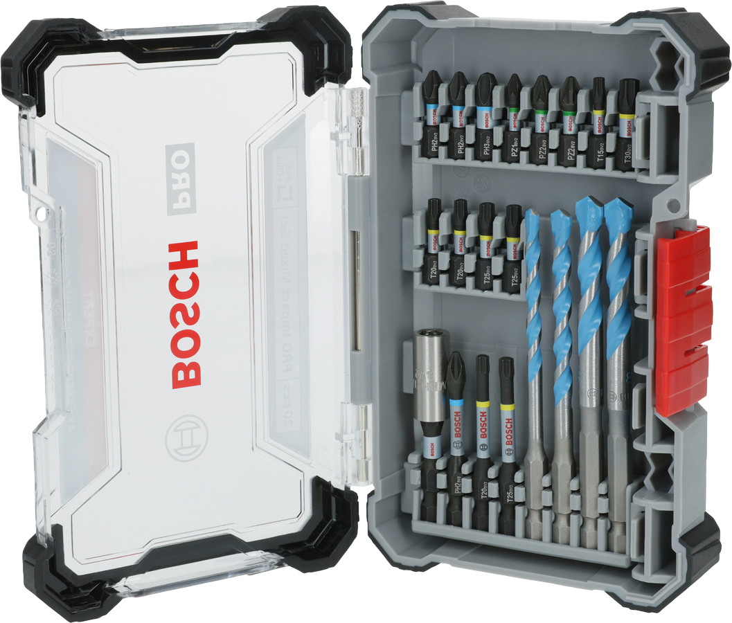 Bosch Aksesuar PRO Impact Vidalama ve Mat. Ucu Seti 20li
