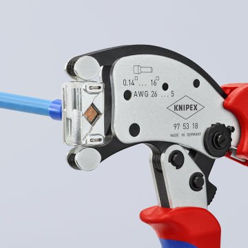 Knipex Twıstor16 Yüksük Sıkma Pensi 200 Mm - KNI975318