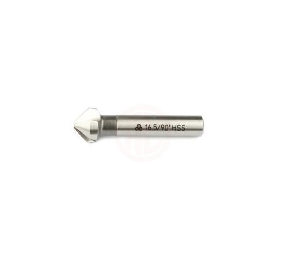 MTE Silindirik Saplı Havşa Freze Üç Ağızlı HSS DIN 335/C (90°) 10,4x50 mm