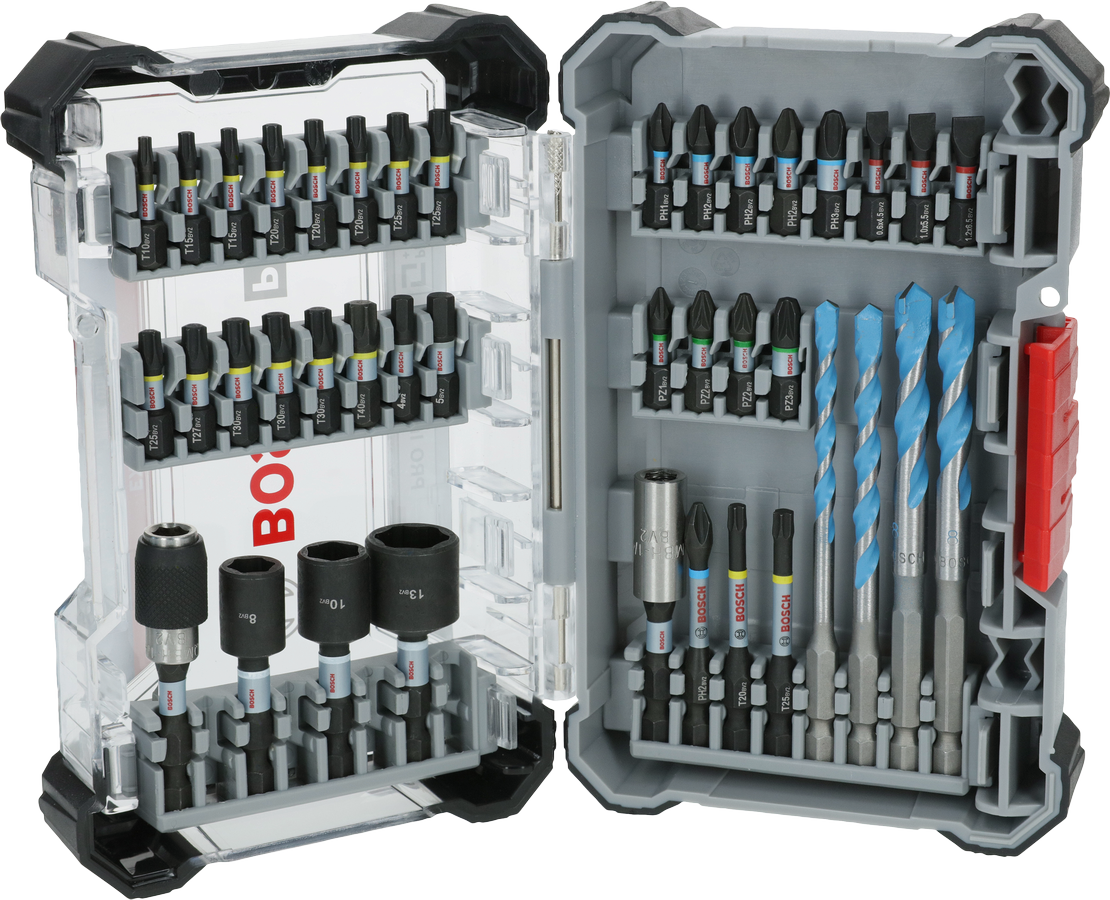 Bosch Aksesuar PRO Impact Vidalama ve Mat. Ucu Seti 40lı