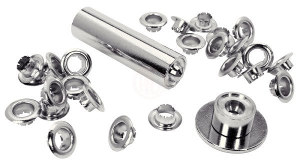 Rapid Kuşgözü Delik Halka Alüminyum 6 mm (1 Paket/25 Adet) - 5000410