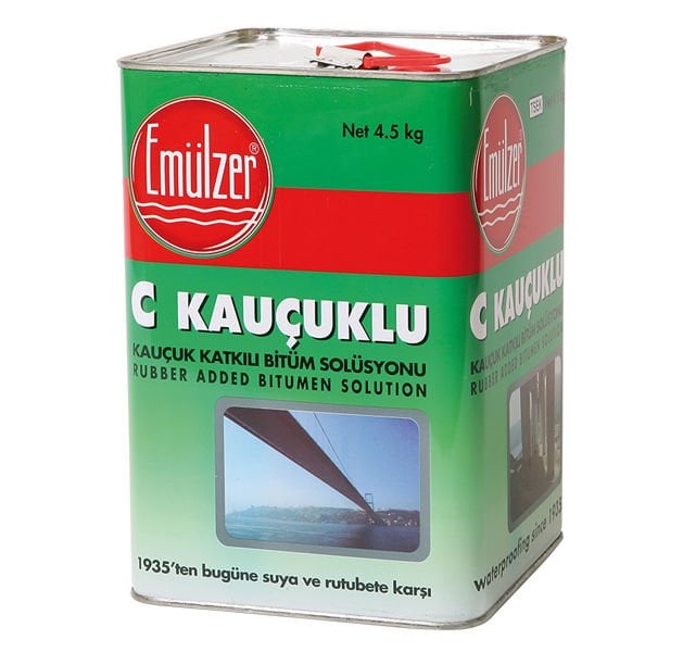Emülzer C Kauçuklu - Kauçuk Katkılı Bitüm Solüsyonu 4,5 Kg