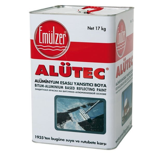 Emülzer Alütec - Bitüm - Alüminyum Esaslı Yansıtıcı Boya 4,5 Kg