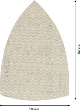 Bosch Ağ Zımpara Expert M480 100x150 mm 120 Kum (10 Adet) - 2608900727
