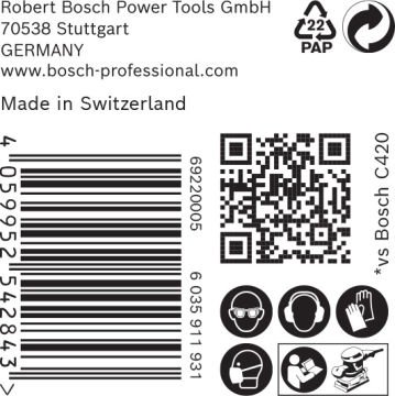 Bosch Expert Zımpara Kağıdı C470115x230 120 Kum 14 Delikli 50 Li Paket - 2608900946