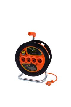 ByLion MK Serisi Plastik Kablo Makarası (IP 20) 3x2,5 mm 30 Mt (MK3025)