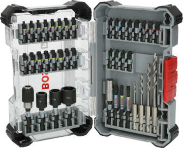 Bosch Aksesuar PRO Impact Vidalama ve Ahşap Delme Seti 40lı