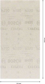 Bosch Ağ Zımpara Expert M480 115x230 mm 150 Kum (10 Adet) - 2608900764