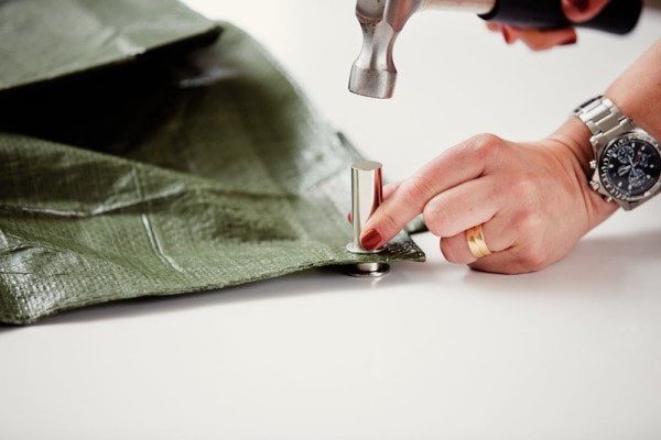 Rapid Kuşgözü İki Delik Halka Alüminyum 10x21 mm (1 Paket/25 Adet) - 5000412