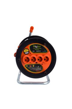 ByLion MK Serisi Plastik Kablo Makarası (IP 20) 3x2,5 mm 40 Mt (MK4025)