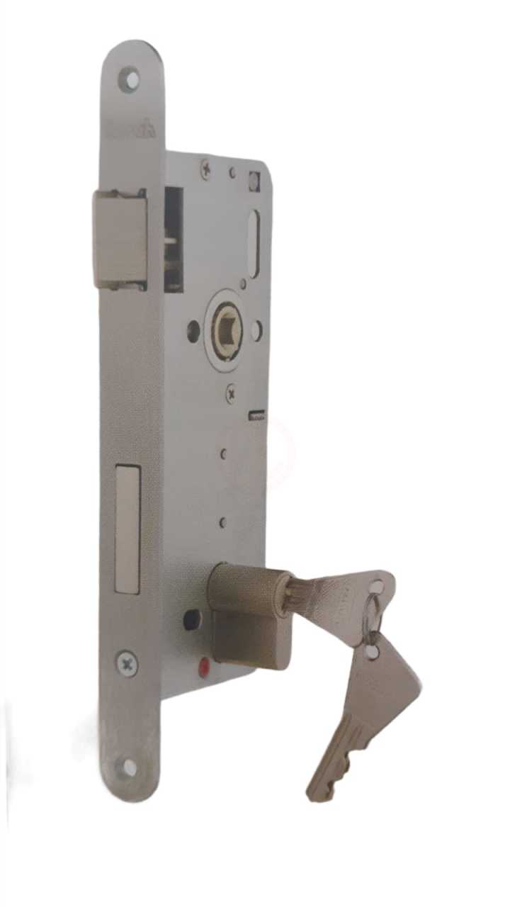Özruh ANAHTARLI GÖMME KİLİT 55 MM SATEN PASLANMAZ - T95500AP