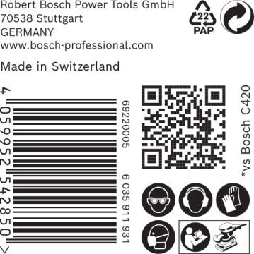 Bosch Expert Zımpara Kağıdı C470115x230 180 Kum 14 Delikli 50 Li Paket - 2608900947