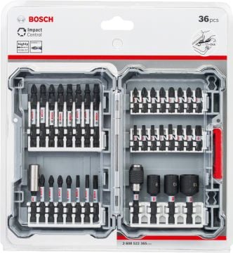 Bosch Vidalama Ucu Impact Control Set (36 Parça) - 2608522365