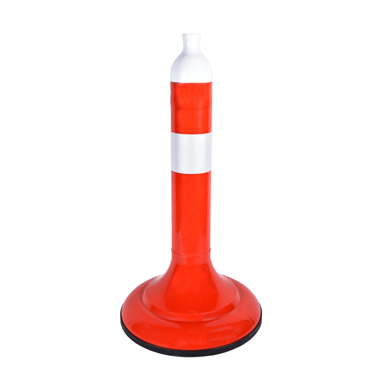 MFK Plastik Dubalı Uyarı ve Reklam Dikmesi 75 Cm Kırmızı - MFK4020